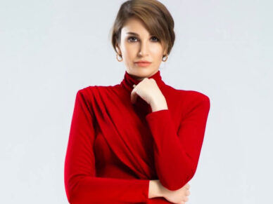 Eterna long dress black