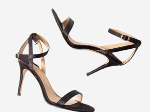 Black high heels shoes